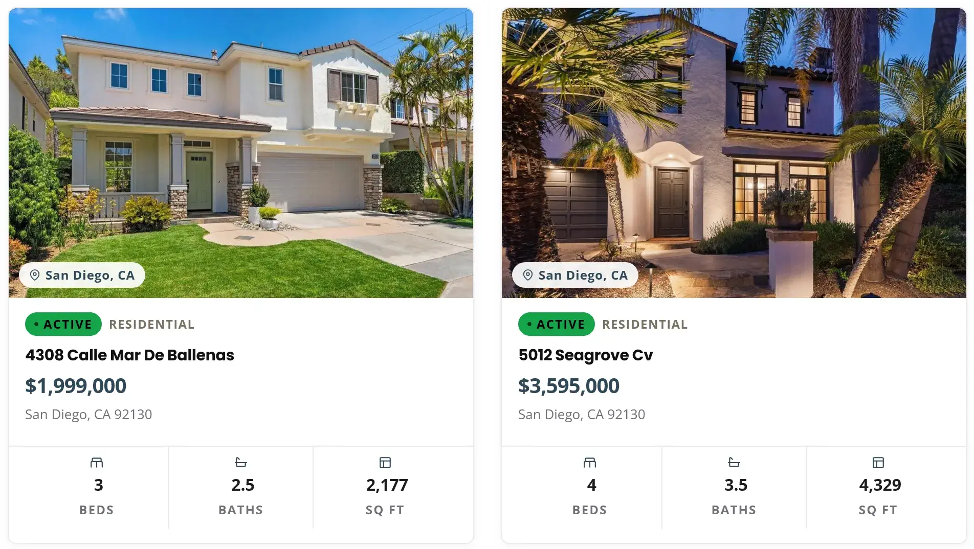 Property Listings Example